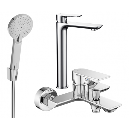 Mexen Alfa R40 Bath Set, Chrome - 745713R40-00
