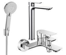 Mexen Alfa R40 bathtub set, Chrome - 745713R40-00
