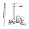 Mexen Alfa R72 bathtub set, Chrome - 745713R72-00