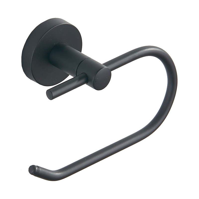 Mexen Remo toilet paper holder, black - 70507333-70