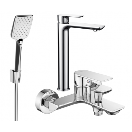 Mexen Alfa R62 bathtub set, Chrome - 745713R62-00