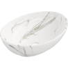 Mexen Elza countertop washbasin 40 x 33 cm, white stone - 21014082