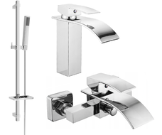 Mexen Aries DQ77 bathtub set, Chrome - 744803DQ77-00