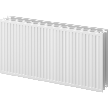 Mexen CH30 Hygiene flat radiator 400 x 400 mm, side connection, 438 W, white - W430H-040-040-00