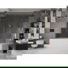 Mexen Velar Duo 2-panel sliding bathtub screen 190 x 150 cm, transparent, brushed gold - 896-190-000-02-55
