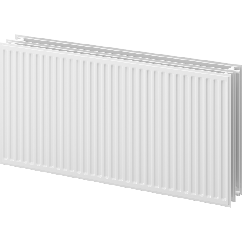 Mexen CH30 Hygiene Plate Radiator 400 x 1000 mm, Side Connection, 1096 W, White - W430H-040-100-00