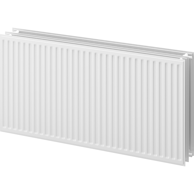 Mexen CH30 Hygiene plate radiator 400 x 1500 mm, side connection, 1644 W, white - W430H-040-150-00