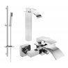 Mexen Aries DQ77 bathtub set, Chrome - 744813DQ77-00