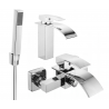 Mexen Aries R77 bathtub set, Chrome - 744803R77-00