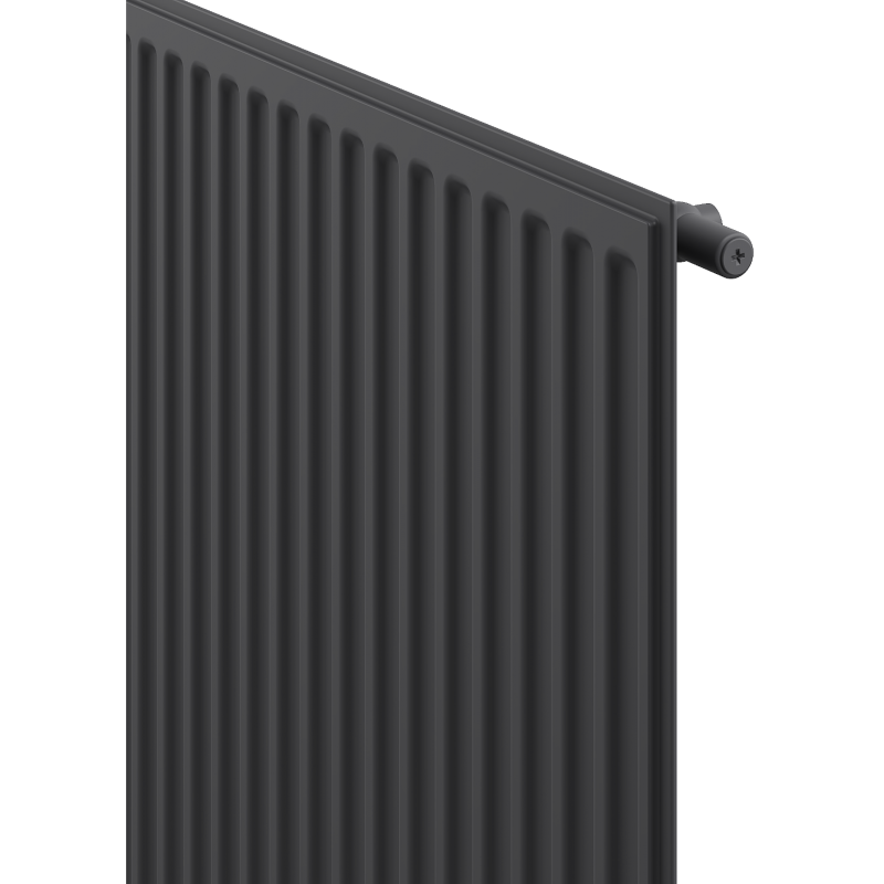 Mexen CH10 Hygiene panel radiator 300 x 1400 mm, side connection, 464 W, anthracite - W410H-030-140-66
