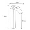 Mexen Aries R62 bathtub set, Gold - 744813R62-50