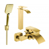 Mexen Aries R62 Bath Set, Gold - 744813R62-50