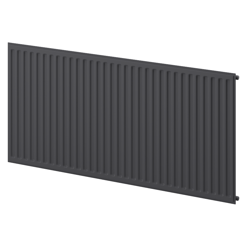 Mexen CH10 Hygiene panel heater 900 x 400 mm, side connection, 357 W, anthracite - W410H-090-040-66