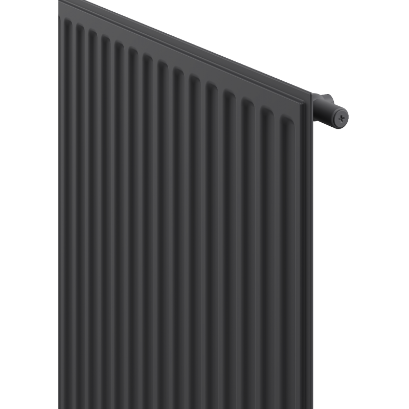 Mexen CH10 Hygiene panel radiator 900 x 1500 mm, side connection, 1340 W, anthracite - W410H-090-150-66