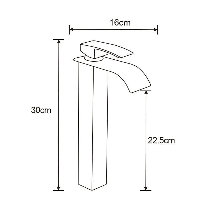 Mexen Aries R45 bath set, black - 744813R45-70