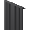 Mexen CH10 Hygiene panel heater 900 x 2400 mm, side connection, 2144 W, anthracite - W410H-090-240-66