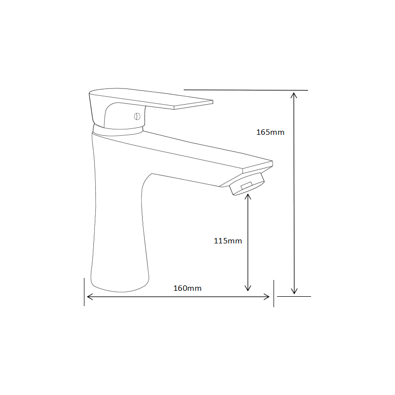 Mexen Axel DF62 bath set, chrome - 73803DF62-00