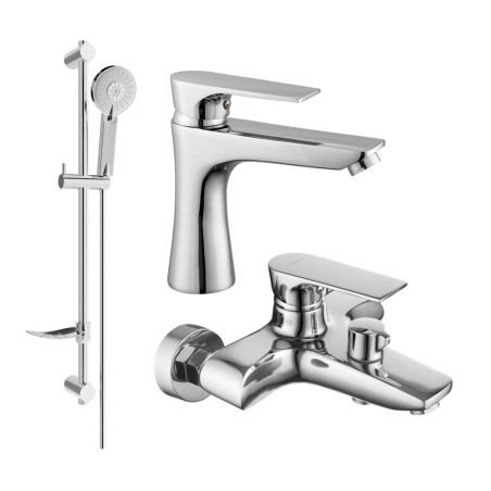 Mexen Axel DF40 bathtub set, Chrome - 73803DF40-00