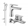 Mexen Axel DF40 bathtub set, Chrome - 73803DF40-00