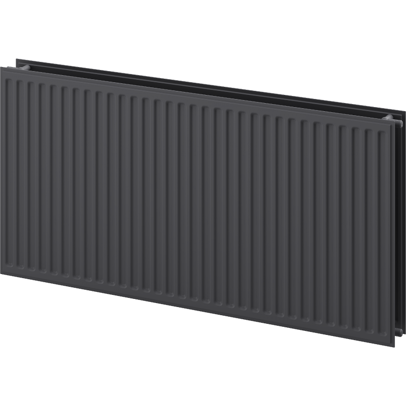 Mexen CH20 Hygiene panel radiator 900 x 600 mm, side connection, 924 W, anthracite - W420H-090-060-66