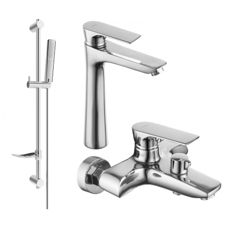 Mexen Axel DF72 bathtub set, Chrome - 73813DF72-00