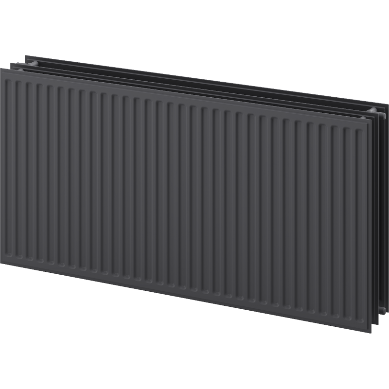 Mexen CH30 Hygiene panel radiator 300 x 500 mm, side connection, 436 W, anthracite - W430H-030-050-66
