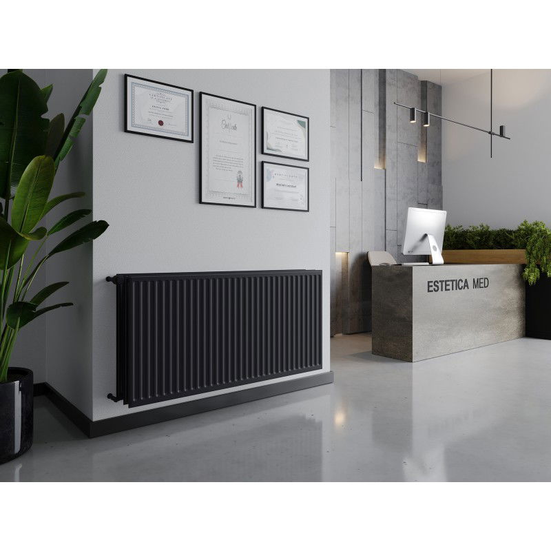 Mexen CH30 Hygiene panel radiator 300 x 1600 mm, side connection, 1396 W, anthracite - W430H-030-160-66