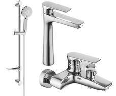 Mexen Axel DF40 bathtub set, Chrome - 73813DF40-00