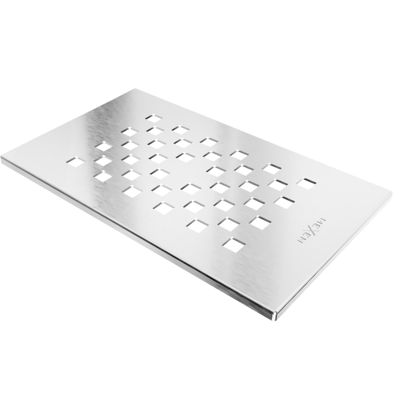 Mexen Hugo shower tray cover, inox - 42910001