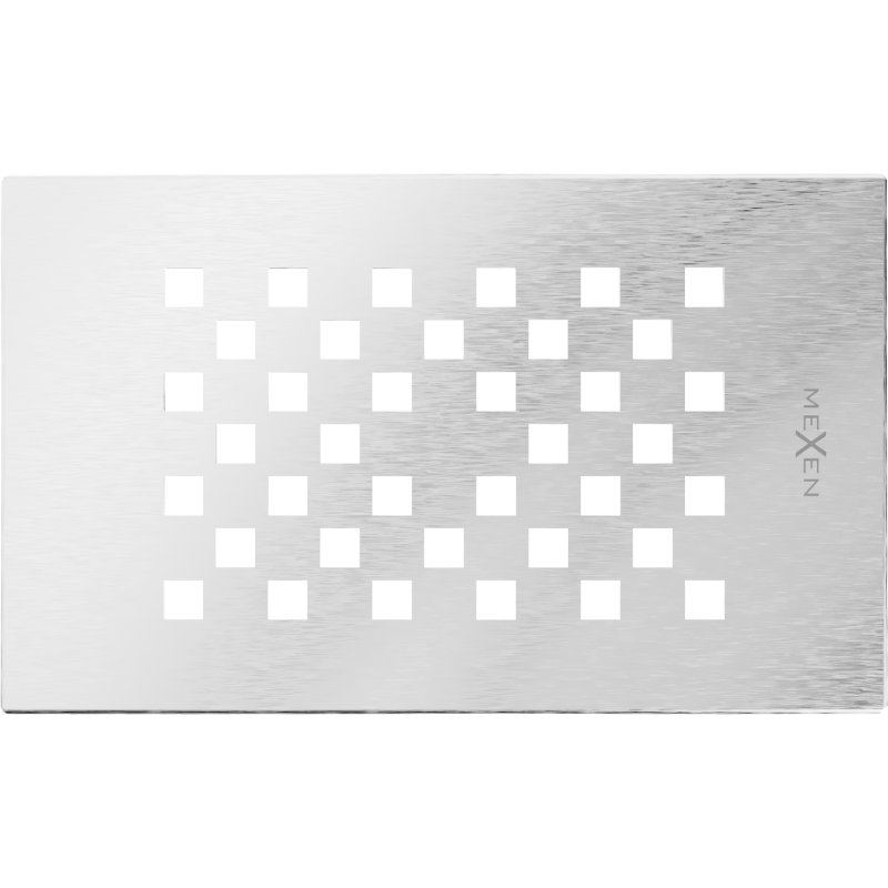 Mexen Hugo shower tray cover, inox - 42910001