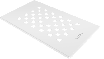 Mexen Hugo shower tray cover, white - 42910020