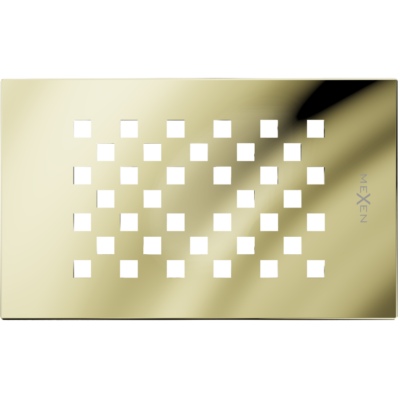 Mexen Hugo shower tray cover, gold - 42910050