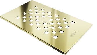 Mexen Hugo shower tray cover, gold - 42910050