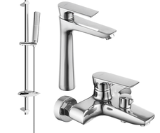 Mexen Axel DB72 bathtub set, Chrome - 73813DB72-00