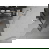 Mexen Kioto Free-standing Shower Wall 150 x 200 cm, Black Pattern 8 mm, Chrome - 800-150-002-01-70