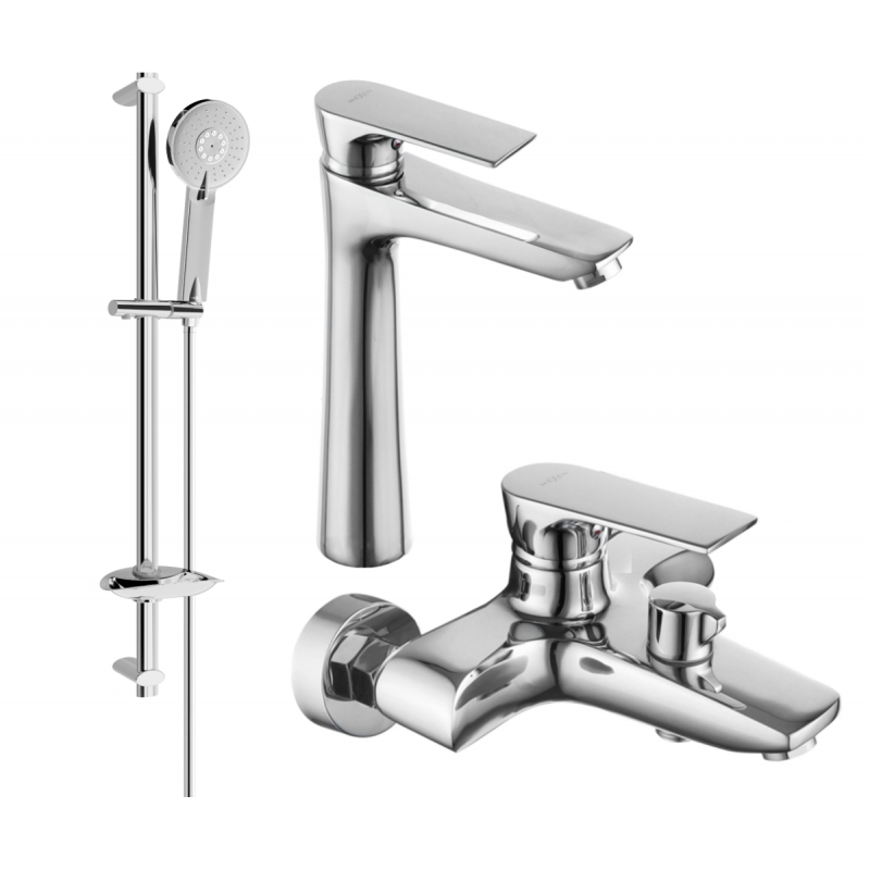 Mexen Axel DB40 bathtub set, Chrome - 73813DB40-00