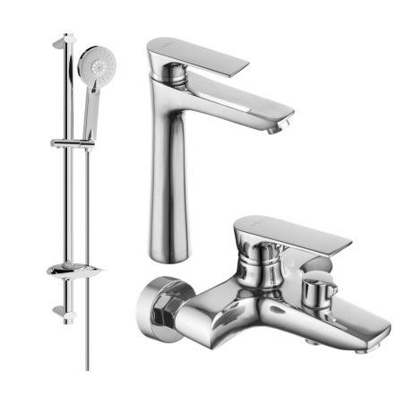 Mexen Axel DB40 bathtub set, Chrome - 73813DB40-00