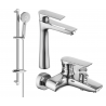 Mexen Axel DB40 bath set, chrome - 73813DB40-00