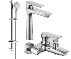 Mexen Axel DB40 bathtub set, Chrome - 73813DB40-00