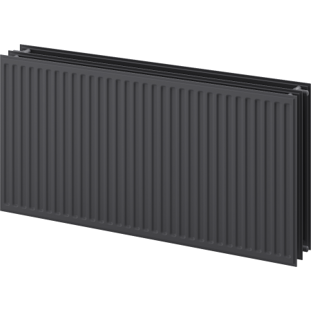 Mexen CH30 Hygiene panel heater 400 x 1000 mm, side connection, 1096 W, anthracite - W430H-040-100-66
