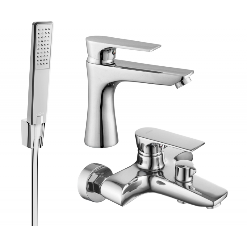 Mexen Axel R72 bathtub set, Chrome - 73803R72-00