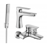 Mexen Axel R72 bathtub set, Chrome - 73803R72-00