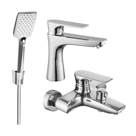 Mexen Axel R62 bathtub set, Chrome - 73803R62-00