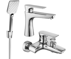 Mexen Axel R62 bathtub set, Chrome - 73803R62-00
