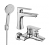 Mexen Axel R40 bath set, chrome - 73803R40-00