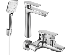 Mexen Axel R62 bathtub set, Chrome - 73813R62-00