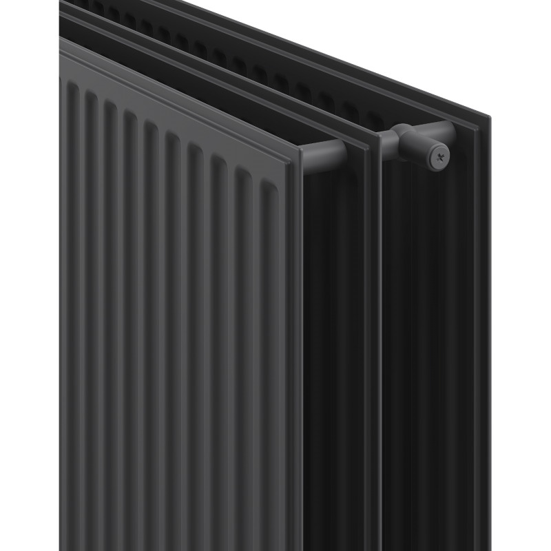 Mexen CH30 Hygiene Panel Radiator 900 x 700 mm, Side Connection, 1445 W, Anthracite - W430H-090-070-66