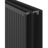 Mexen CH30 Hygiene panel heater 900 x 2000 mm, side connection, 4129 W, anthracite - W430H-090-200-66