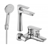 Mexen Axel R40 bathtub set, Chrome - 73813R40-00
