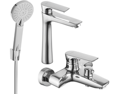 Mexen Axel R40 bathtub set, Chrome - 73813R40-00